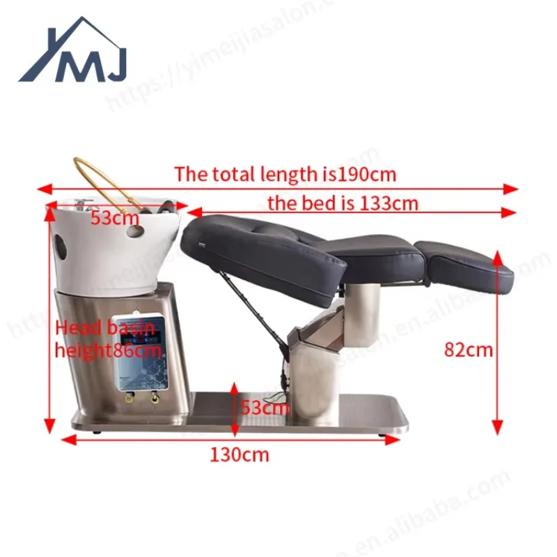 Hair Sink Massage Table Lay Down Washing Salon Shampoo Bed Head Spa Chairs