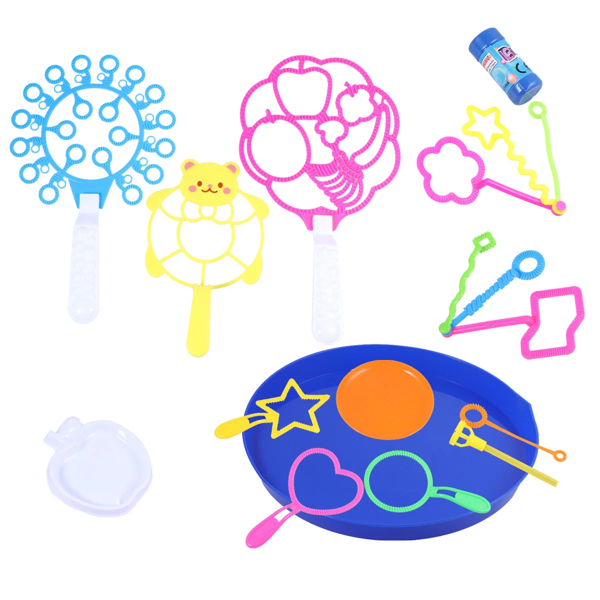 18 Pcs Bubble Blower Interesting Toys Maker Taste Children's Blowing Kit Different Shape