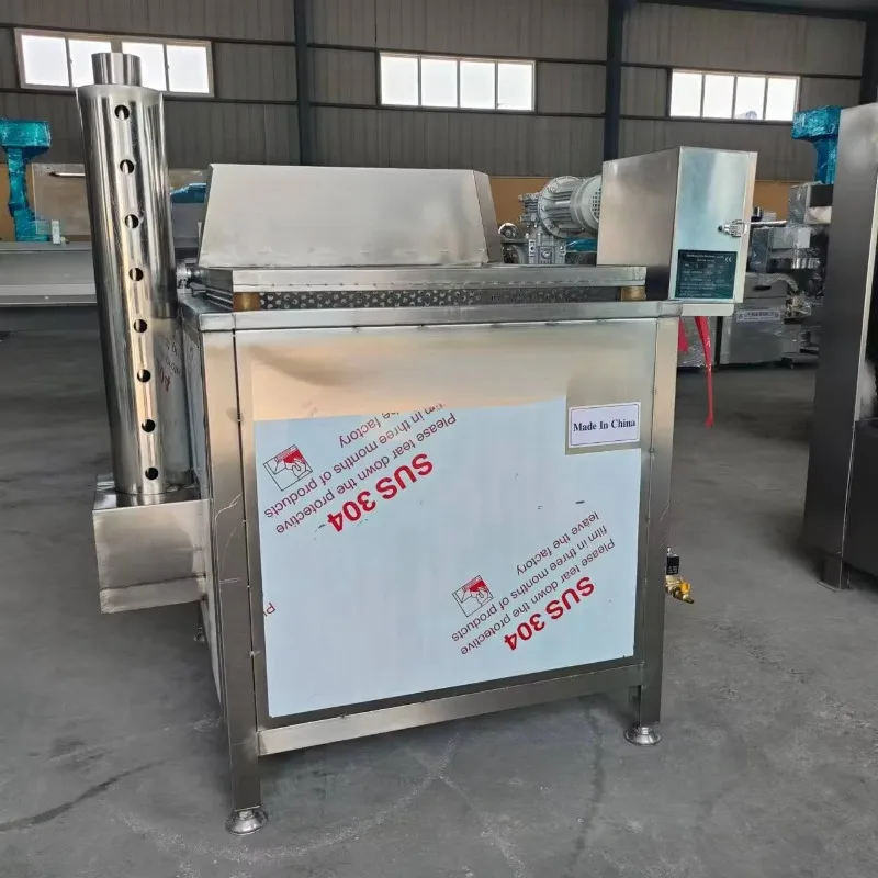 Customized CE Stainless Steel Professional Deep Fryer Frying Machine for Falafel Banana Chips Corn Chips Nut Oil Processing