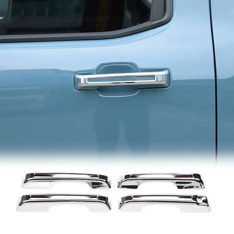 ABS Car Exterior Door Handle Cover Trim Decorate Cover Kit for Ford Maverick XL XLT 2022-2023 Car Accessories