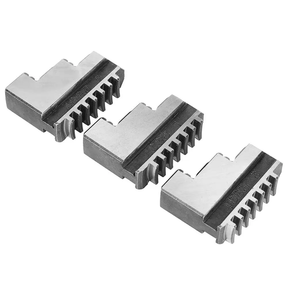 3-Piece K11-125 5in External Jaw Lathe Chuck - Durable 20CrMnTi for-lasting Performance Hand Drill