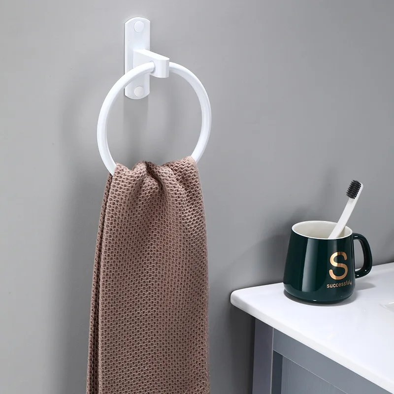 Portasciugamani Portasciugamani da parete Portasciugamani bianco Portasciugamani da bagno in alluminio Porta asciugamani da bagno