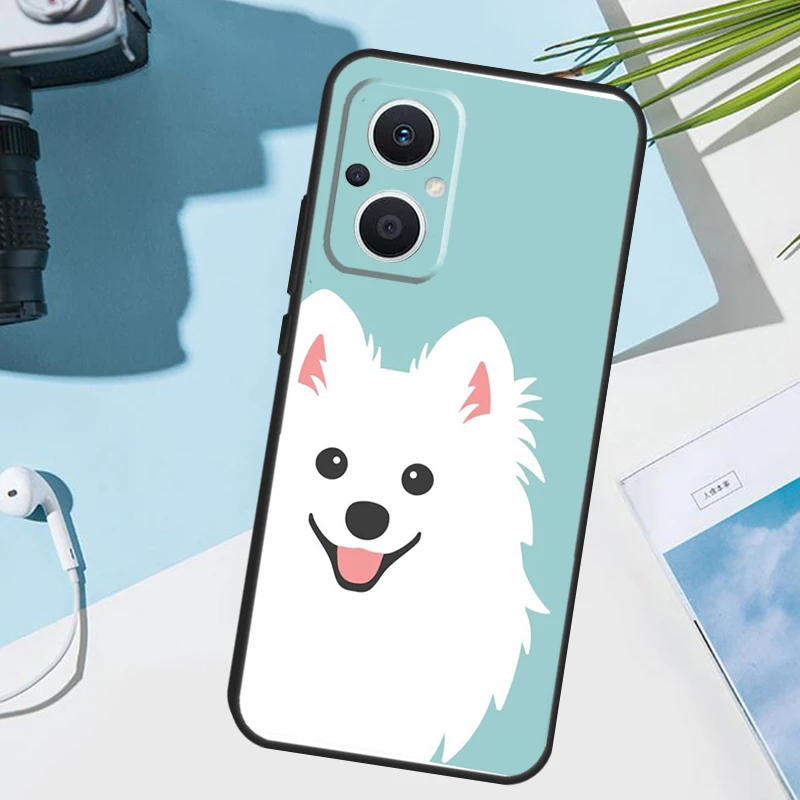 غطاء كلب سبيتز ياباني لهاتف OPPO رينو 14 F 13F 12F 11F 10 11 12 13 Pro 7 8 Lite OPPO Find X9 X5 X6 X8 Pro #5
