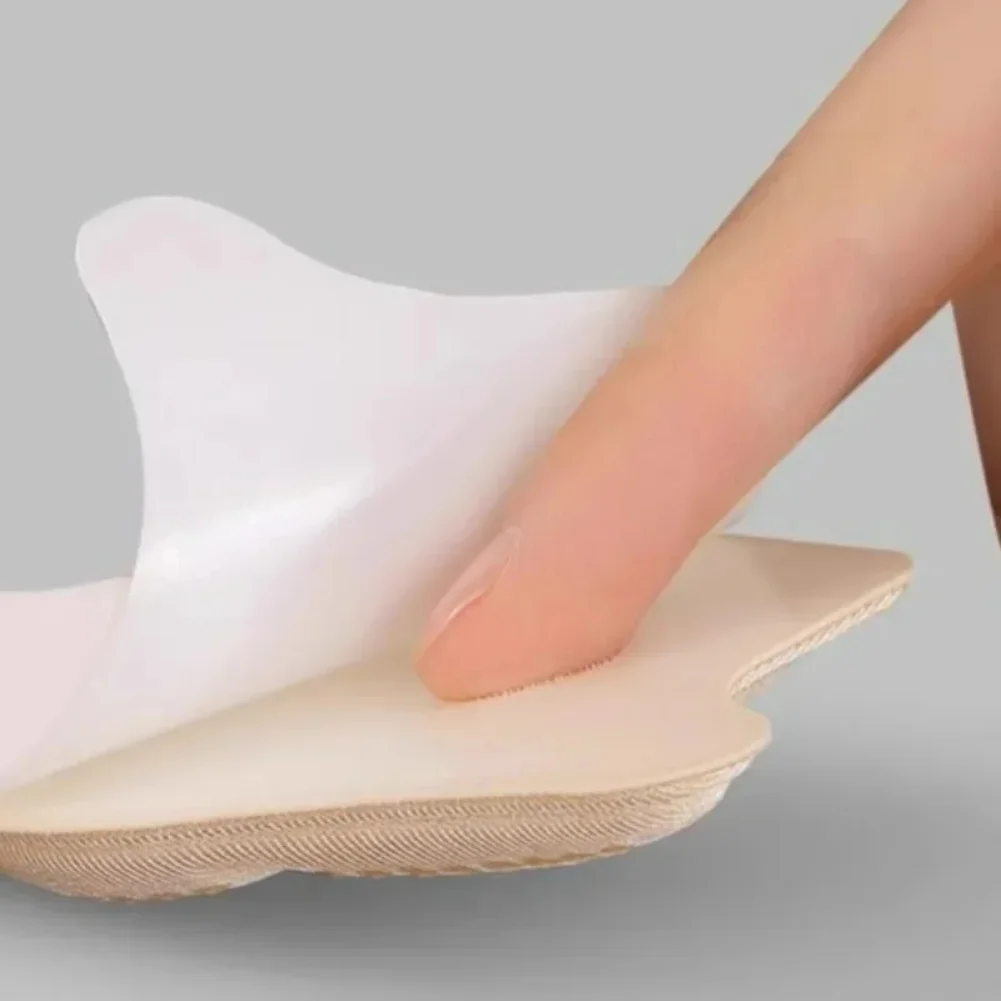 5D Antiwear Heel Pad Sneakers High Heels Rear Anti Fall Insole Self Adhesive Shoe Pads Anti Slip Heel Sticker Soft Foam Cushion