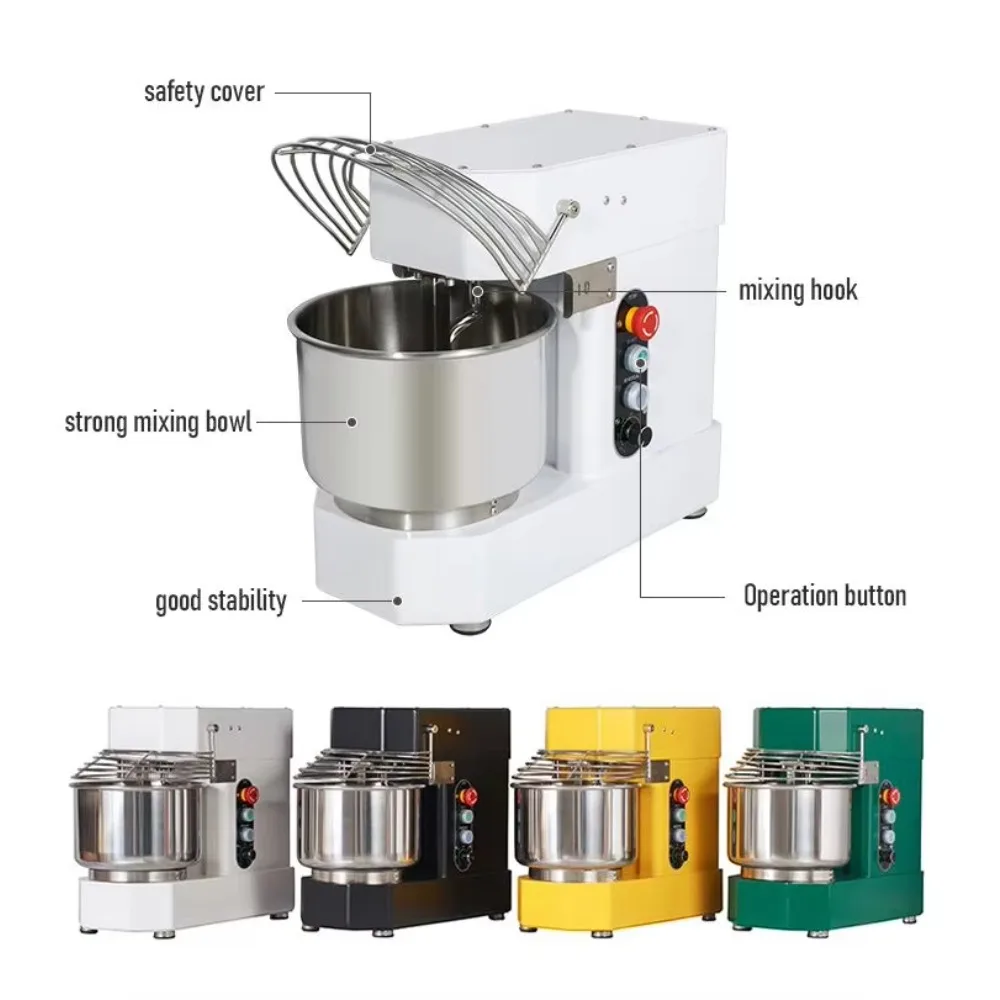 15L Commercial Dough Mixer 110V 220V Spiral Dough Mixing Machine for Bakery Bread Pizza view 6