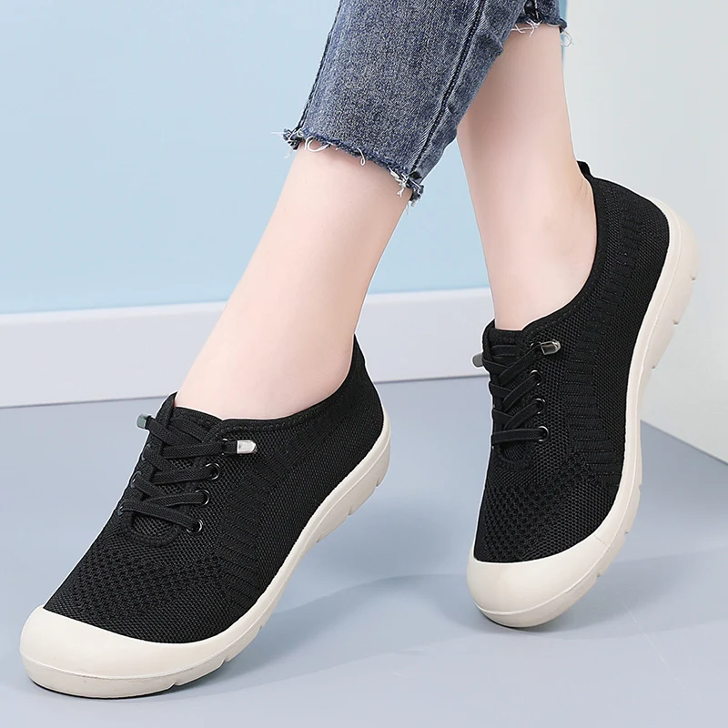 Tenis Feminino Women Tennis Casual Shoes Fashion Breathable Walking Mesh Flat Shoes Sneakers Women Gym Vulcanized Shoes Female