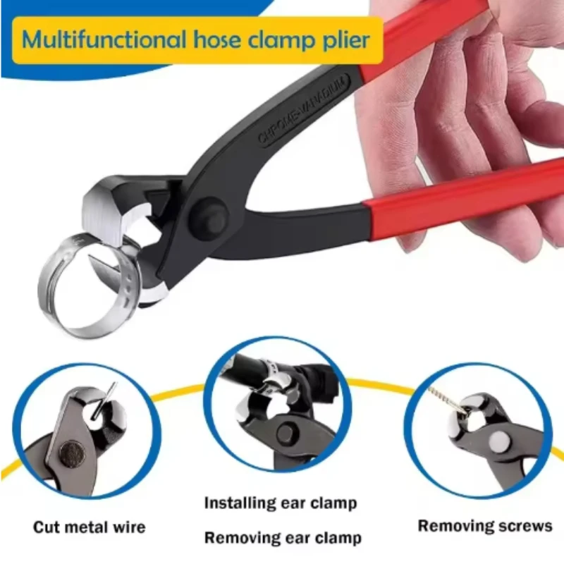1pcs 6-9 Inch Multifunctional Puller, Pliers, Cutting Pliers, Woodworking Tools, Stapler Puller, Thumbnail Remover