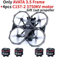 Axisflying C157 3650KV C157-2 3750KVBrushless Motor 4S Lipo for FPV  Quadcopter 3~4inch Cinewhoop Drones AVATA 3.5inch Frame