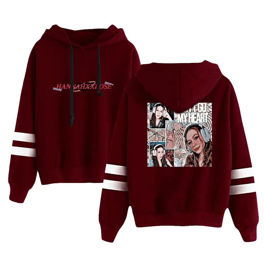 Hannahxxrose dream smp merch unisex taschen lose parallele stangen ärmel sweatshirts männer frauen hoodie mode kleidung