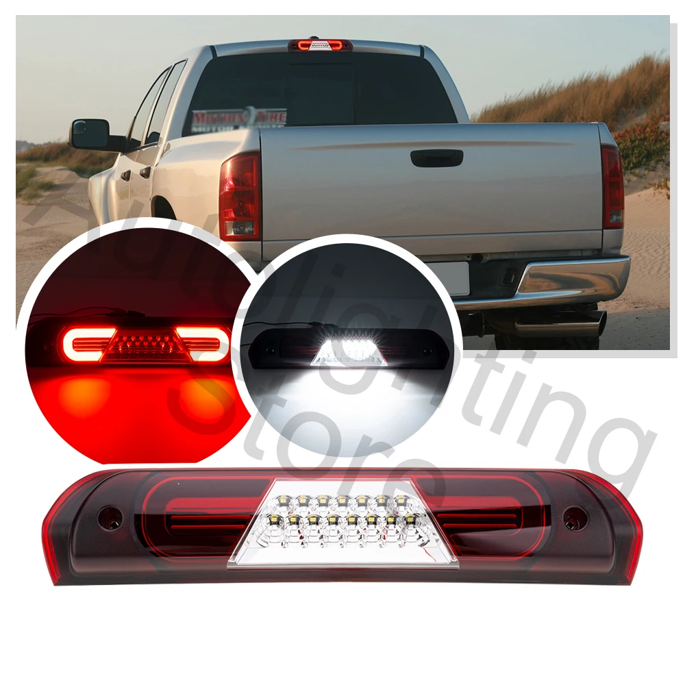 1PC LED High Mount Third Brake Light for Dodge Ram 1500 2500 3500 2002-2008, White Cargo Lamp Cargo Bar
