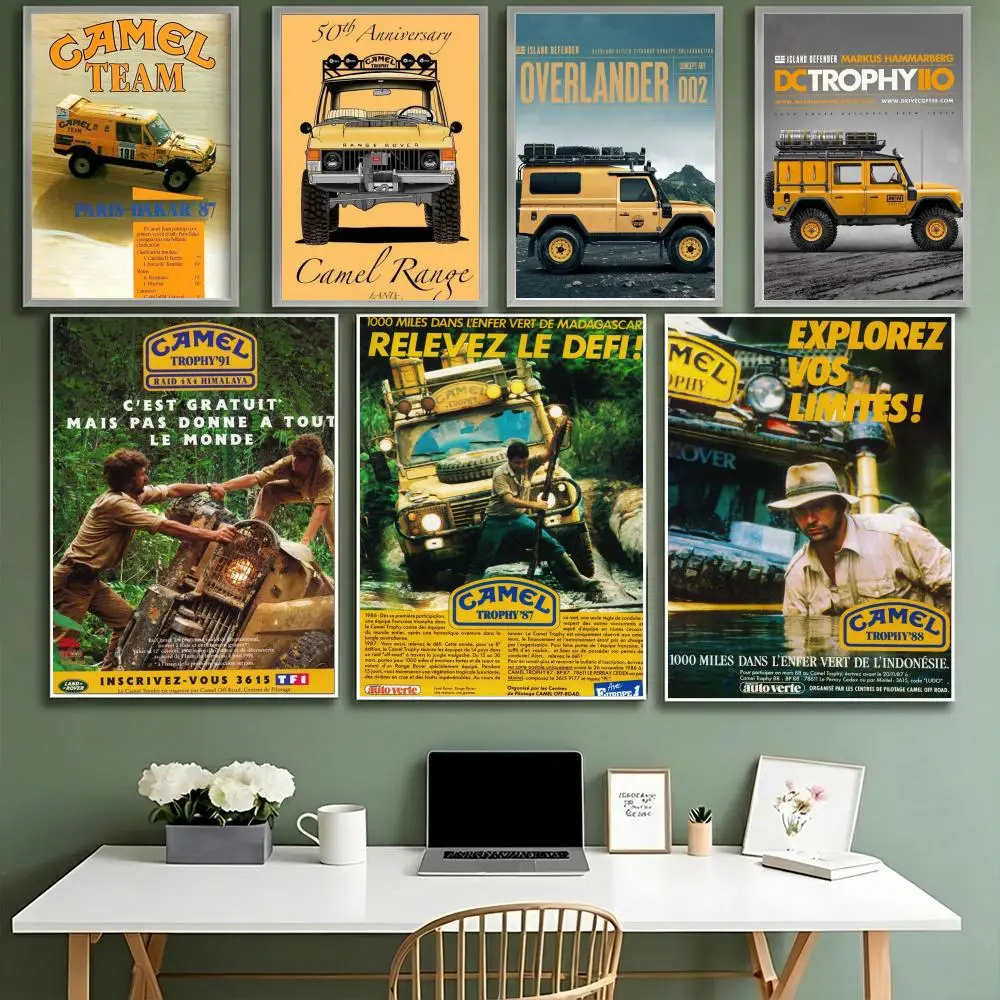Camel Trophy D-Defender Poster HD Waterproof High-Toughness Self-Adhesive Wall Decor Universal