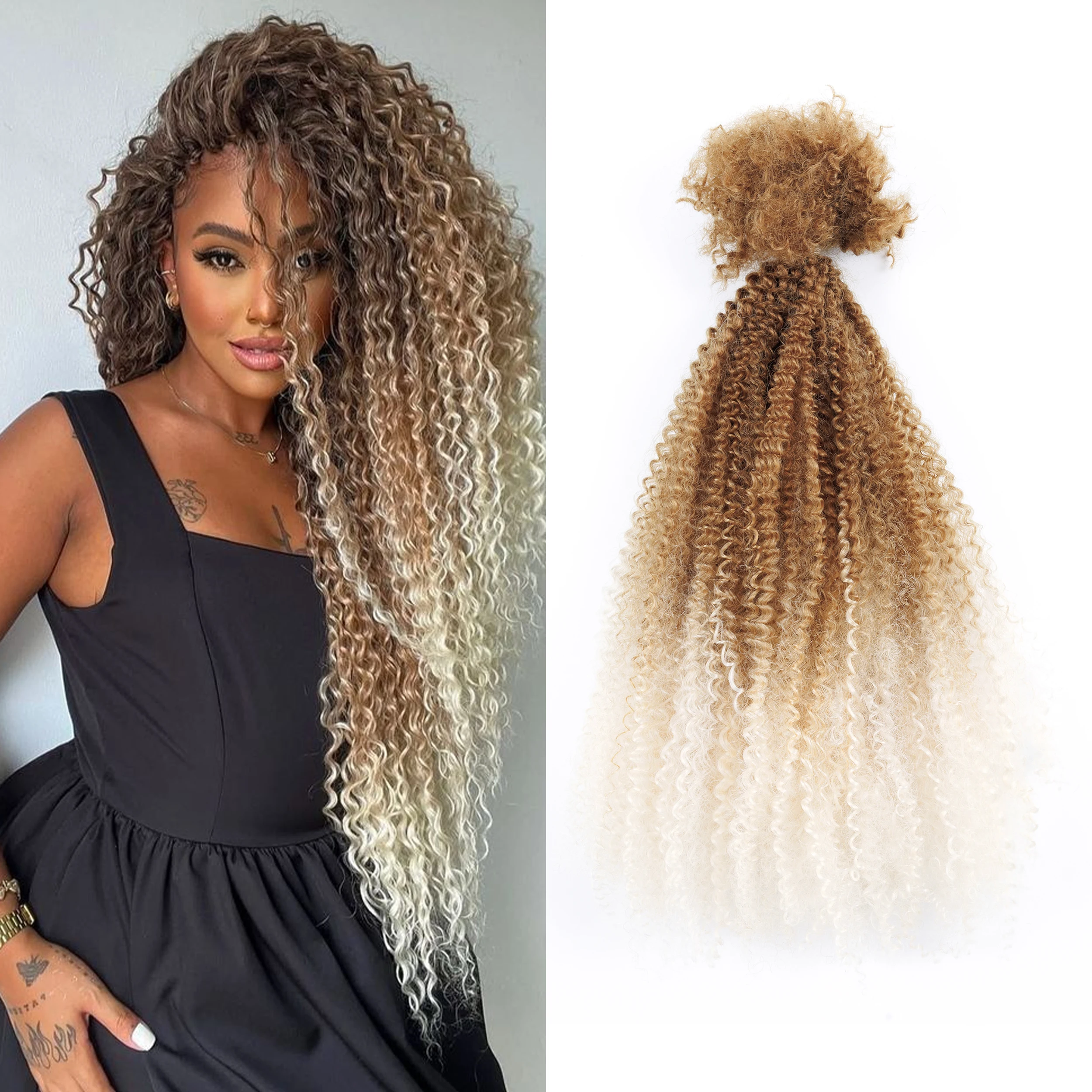 

# T27/613 Модные синтетические волосы, термостойкие синтетические смеси, наращивание волос для Mechas Para Tranas