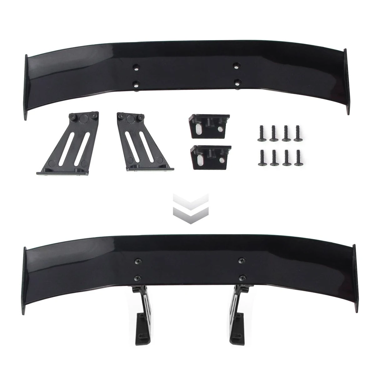 1/10 escala rc carro plástico asa traseira espanador espelhos laterais limpadores para rc drift carro de corrida na estrada veículos de turismo peças