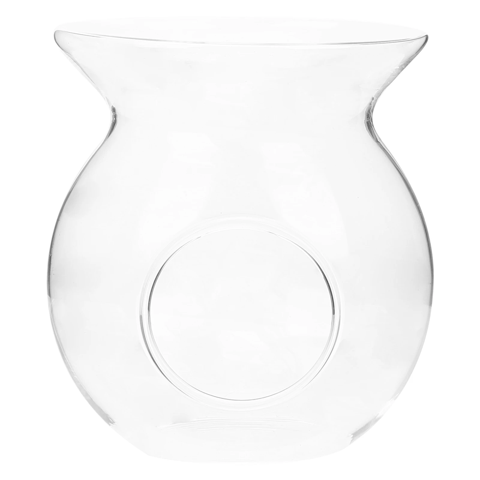 

Glass Essential Oil Burner Tealight Warmer Scented Wax Melter for Indoor Outdoor Use Stylish Table Top Decor Party