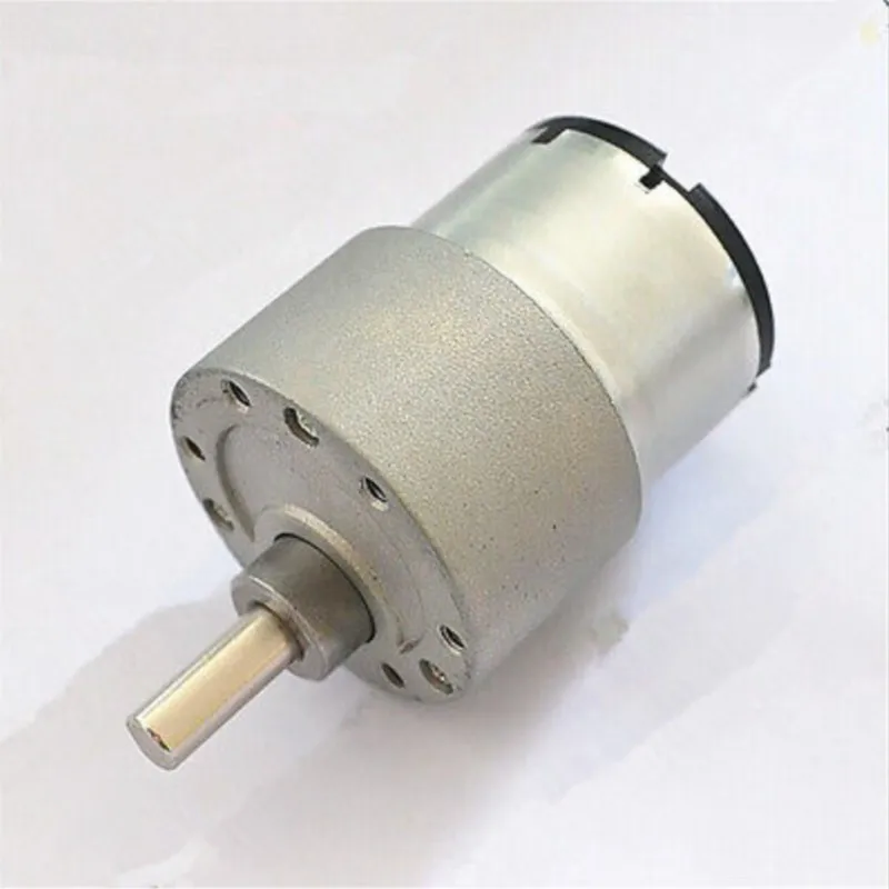 37GB-520 DC 6V 12V 24V 6mm Shaft Dia Electric Gearbox Geared Motor DIY Car Robot 1.3RPM-200RPM