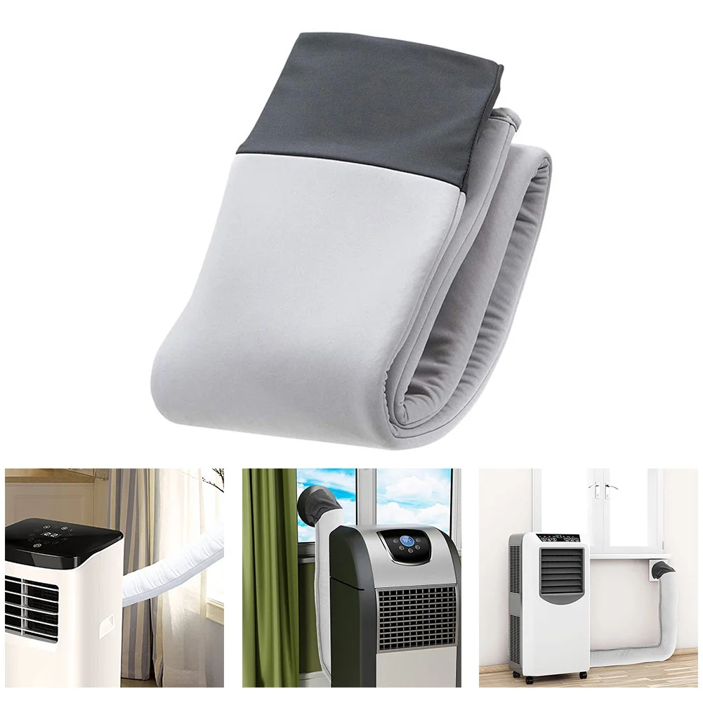For Air Conditioner Maintenance Insulated AC Cover Portable AC Cover Energy Efficient Hose Sleeve Block Direct Sunlight