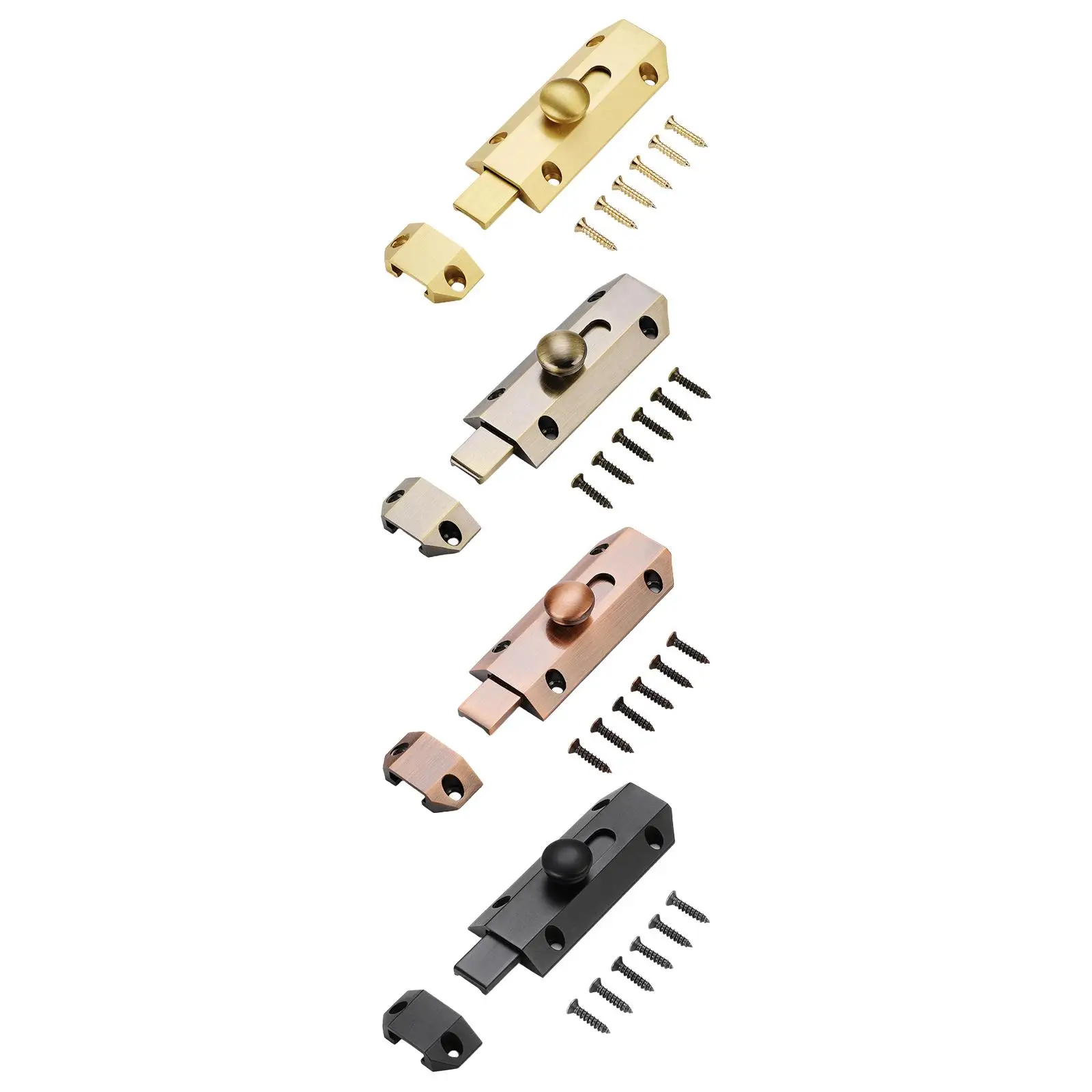 Security Sliding Door Hardware Multifunctional Waterproof Convenient Heavy Duty