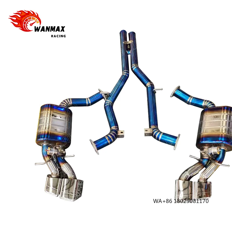 

Valvetronic Titanium Alloy Exhaust Catback for CLS63 2014