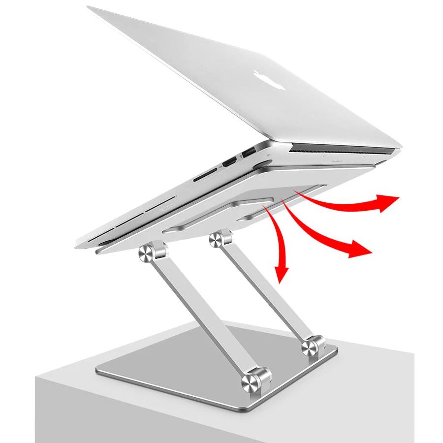 조절식 노트북 스탠드 홀더, 맥북 에어, 맥북 프로 2020 13 16 용, 노트북 데스크 액세서리