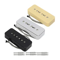 Pastilla de guitarra FLEOR Alnico 5 P90, pastilla de bobina única, barra de jabón, cuello/puente para guitarra eléctrica LP SG
