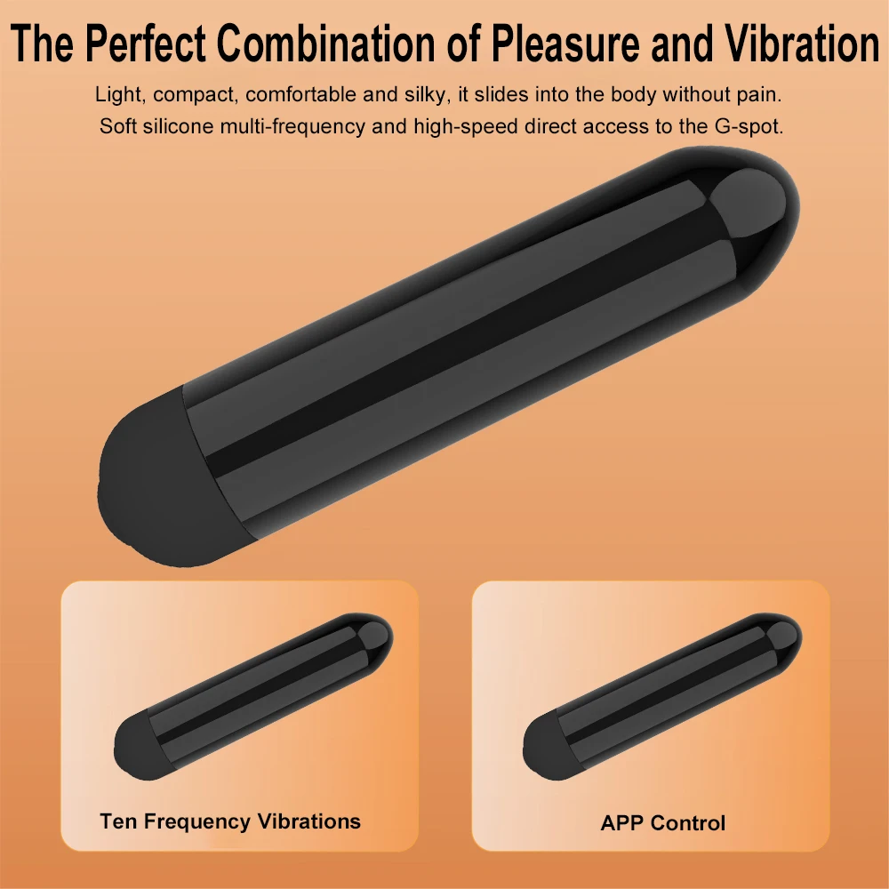 Wearable bullet vibrator G-spot clitoris stimulation adult sex toy with app remote control vibration invisible strap underwear - Image 3