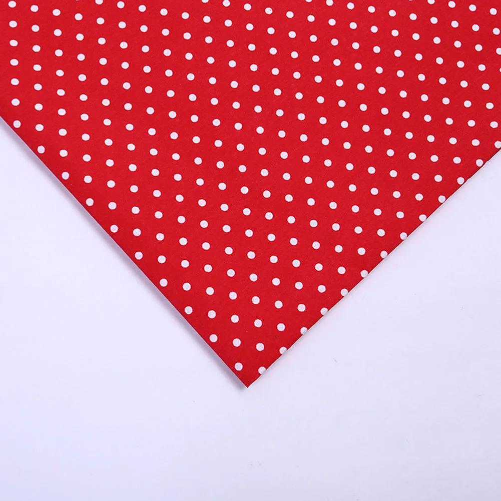Polka Dot Print Fabric Fabric Polka Dot Fabric Exquisite Polyester Shrinkage Resistant Soft Wrinkles Resistant