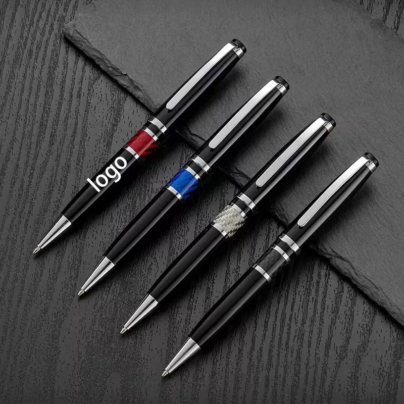 1Pc Personalized Laser-Engraved Name Unique Design Exquisite Metal Carbon Fiber Round Ballpoint Pen Business Gift Pen Business Metal Ballpoint Pen Conference Office Signature Pen Annual Meeting Gift Oil-Based Pen Smooth Writing Personalized Stationery Suitable for Business, School, and Office Use—Inspirational Gift Choice for Teacher's Day, Graduation Season, and Back-To-School Season It Is Also Suitable as a Promotional Gift for Customized Websites, Promotional Items, Fashionable Pens, and Elegant Designs.
