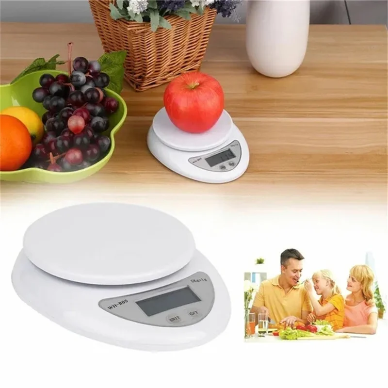 Kitchen Electronic Scale With Tray Accurate Electronic Scale For Household Kitchen Scale Commercial Small Baking Food Scale