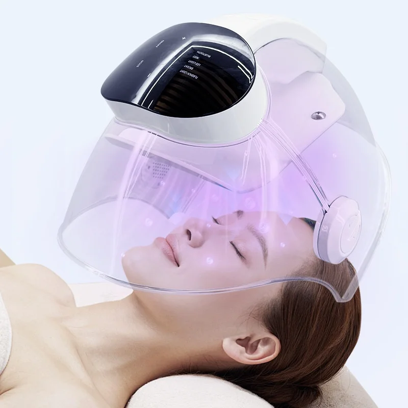 جت الجلد قشر سبا صالون المنزل Hyperbaric Oxigeno الوجه النفاثة الأكسجين تجديد الوجه قبة آلة قناع الأكسجين للعناية بالبشرة