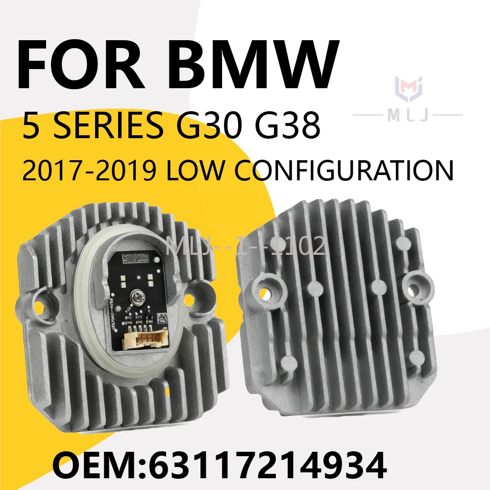 

NEW For BMW 5 Series G30 G38 2017 2018 2019 Headlight LED Module DRL Module Angel Eye White OEM 63117214934 LOW Configuration