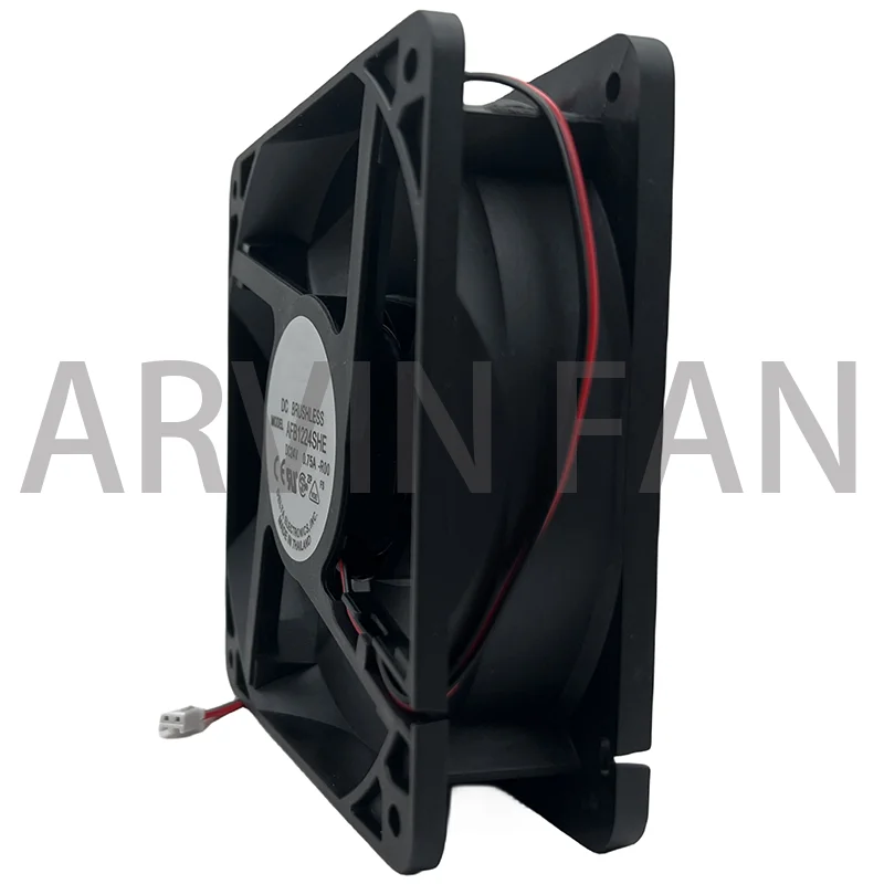 Brand New Original 120mm Fan AFB1224SHE 120x120x38mm 24V 0.75A Double Ball Bearing Large Air Volume Inverter Cooling Fan