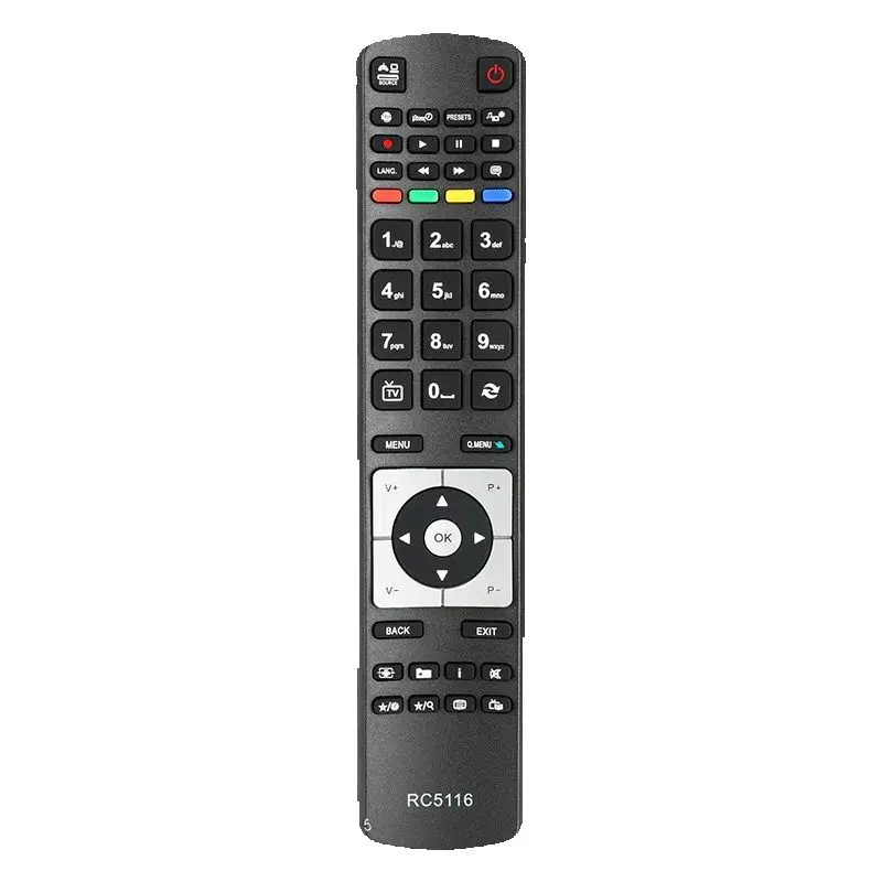 RC5116 For Finlux Remote Control Replacement, For Finlux TV 16FLD910L 19WFLD760 22F6030D 26FL745 26FL745T 26FL760P 26FLD745