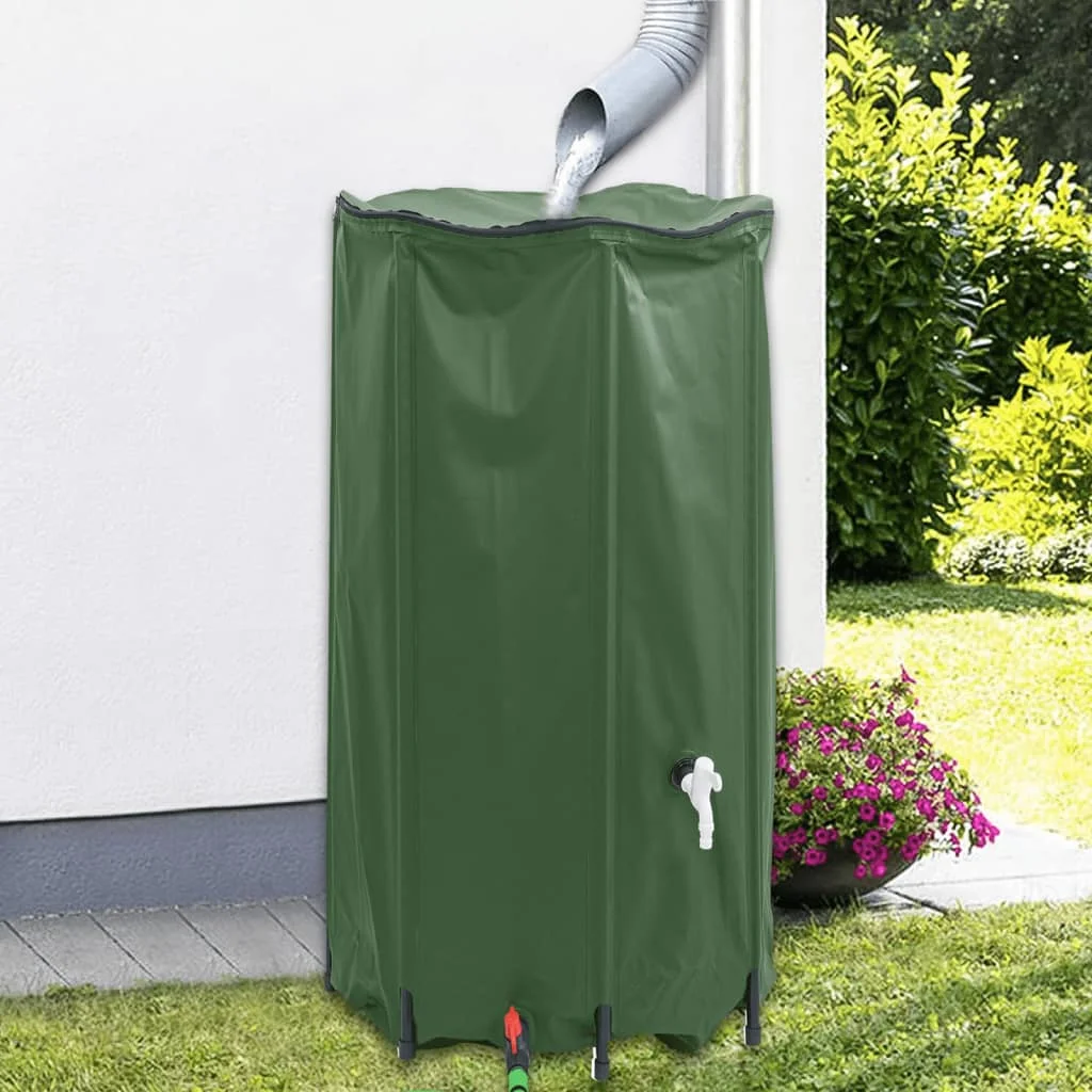 Wassertank mit klappbarem Zapfhahn 380 L PVC, geeignet für den Einsatz im Freien und im Garten. – Detail 1