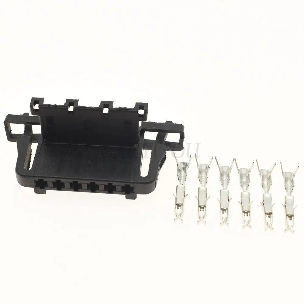 1 Set 6 Pin 1.5mm Auto Pulg For VW Polo Golf Audi Skoda Fabia Electronic Accelerator Pedal Connector 3B0972706 3B0 972 706