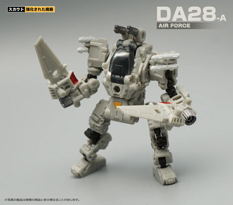 MFT DA28A DA-28A Transformation Diaclone Powered-suit Power Suit Black Mech Solider Lost Planet Action Figure Collection Toy