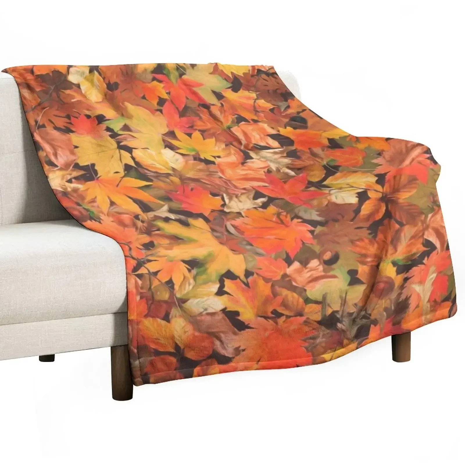 

Autumn leaves Throw Blanket Shaggy blankets ands Blankets