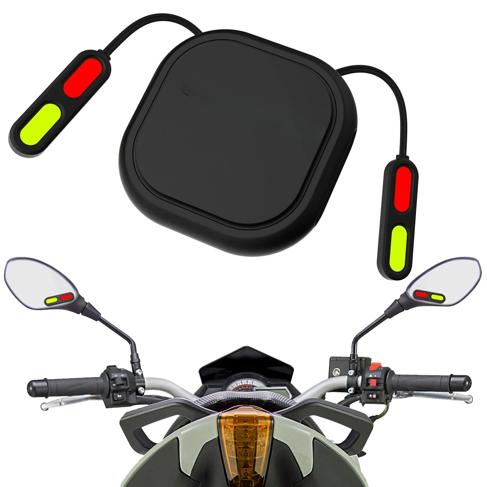 24GHz BSD Radar Blind Spot Monitor-IP67 Waterproof Motorcycle Safety Kit Lane Change Alarm Moto Warning System Accesorios Moto
