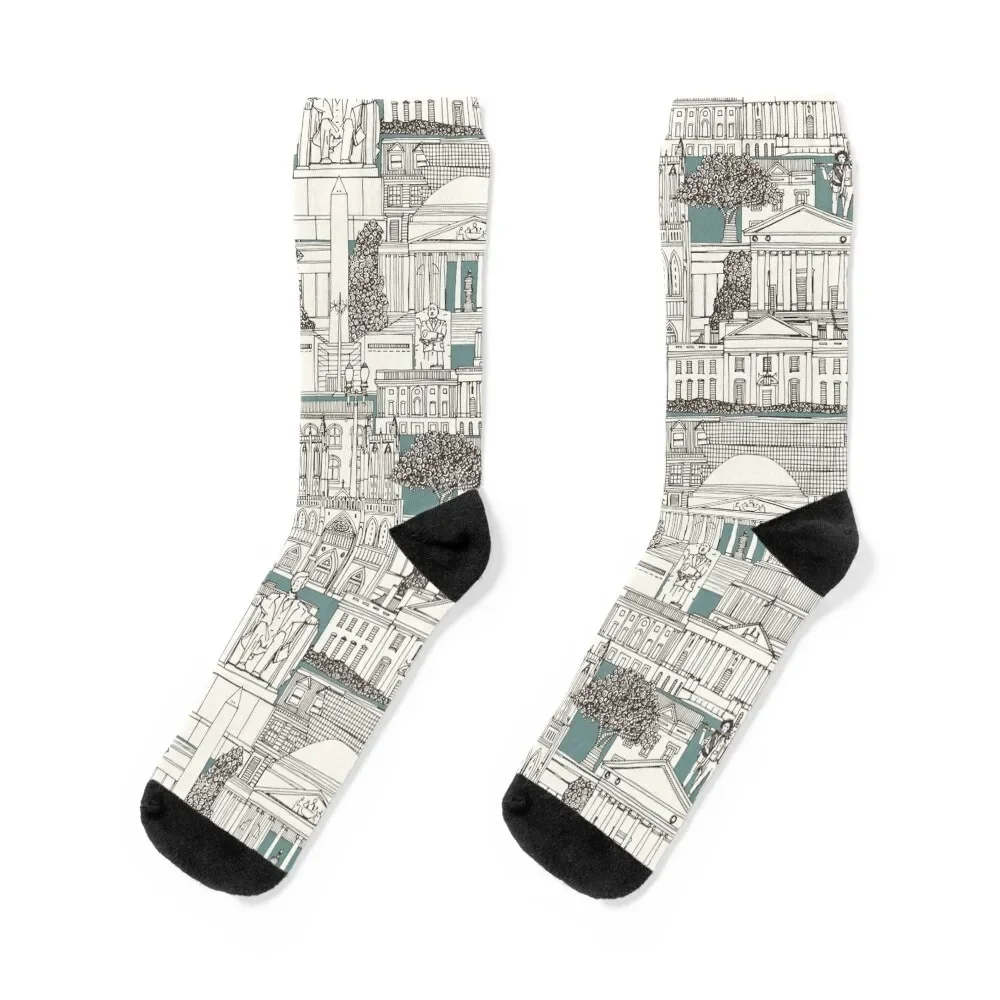 

Washington DC toile juniper Socks winter gifts shoes new in's Women's Socks Men's