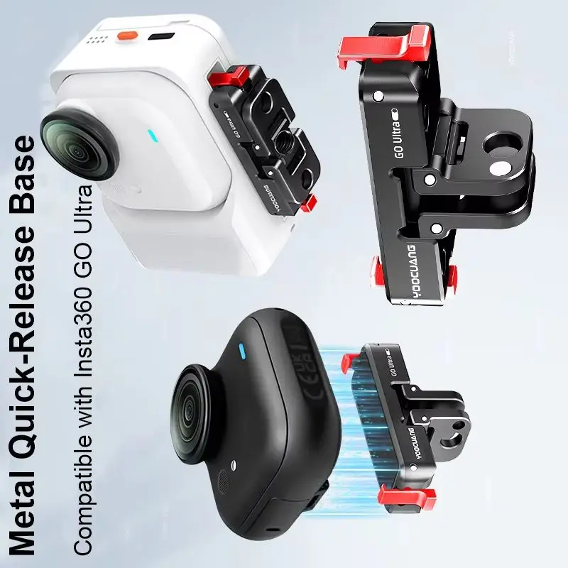 

Camera Magnetic Quick Release Adapter Mount for insta360 go ultra Camera Camera Stand Mount Adapter