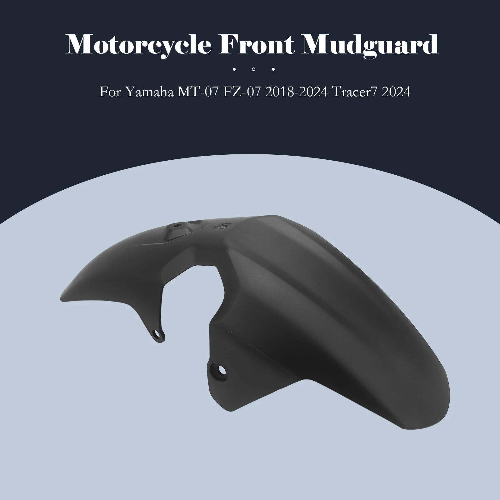 

For YAMAHA MT FZ 07 MT-07 FZ-07 2018-2023 Tracer7 2024 Front Wheel Fender Mudguard Fairing Motorcycle Accessories Splash Guard