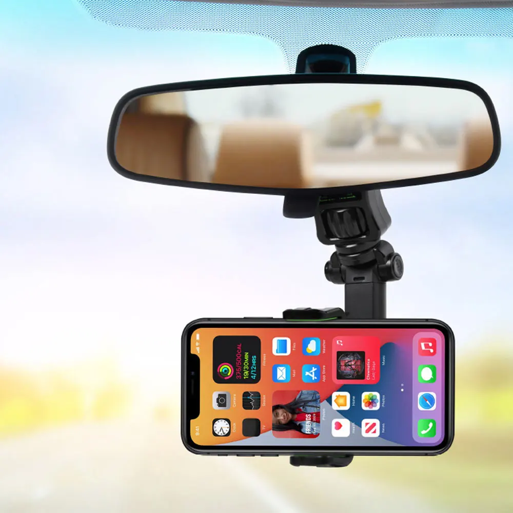 

360° Adjustable Rotatable Auto Phone Stand Holder Tools Car Accessory Phone Mount for Cell Phone Samsung Galaxy Apple IPhone