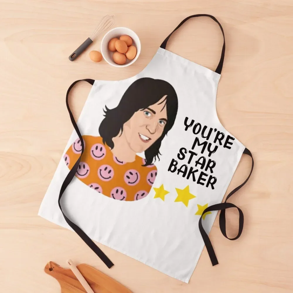 Great British Bake Off Star Baker Mug Apron Men gift japanese woman for home useful pieces For Women Apron