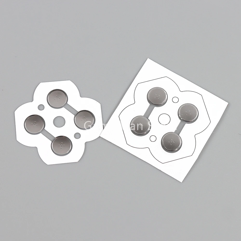 100 шт. для контроллера Nintendo 3DS D-Pads D-Pad, металлическая купольная защелка, печатная плата, кнопки ABXY, проводящая пленка