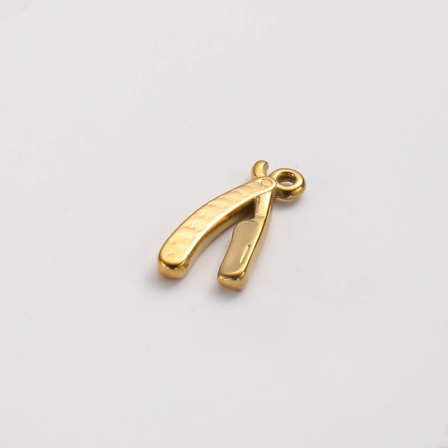 8Pcs Stainless Steel Cute Punk Tool Wrench Axe Pendant For Bracelet Jewelry Making Punk Sword Cross Hammer Charms Wholesale Bulk