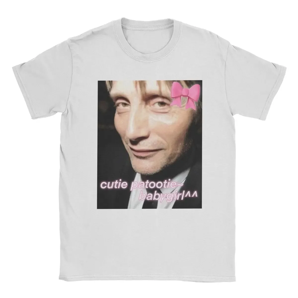 Hot Mads Mikkelsen Hannibal Still Grafikdruck T-Shirt Damen Herren Streetwear Hip Hop Mode Übergroßes Baumwoll-Sofort-T-Shirt Sommer Neu – Detail 4