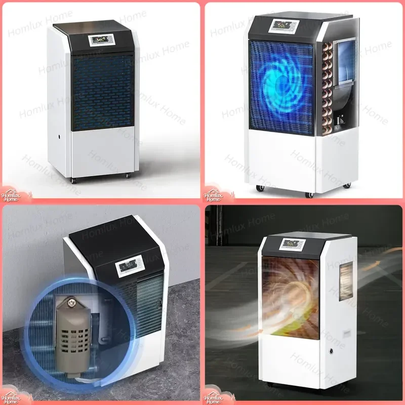90L D Industrial Dehumidifier 220V Commercial Dehumidifier for Swimming Pool Basement Warehouse Gym Laundry Room High