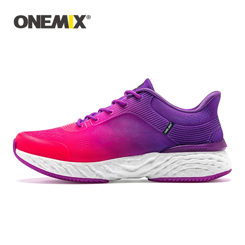 ONEMIX Professional Marathon Running Shoes for Women Support Lightweight Durable Breathable Mesh Sport Shoes Walkiing Sneakers