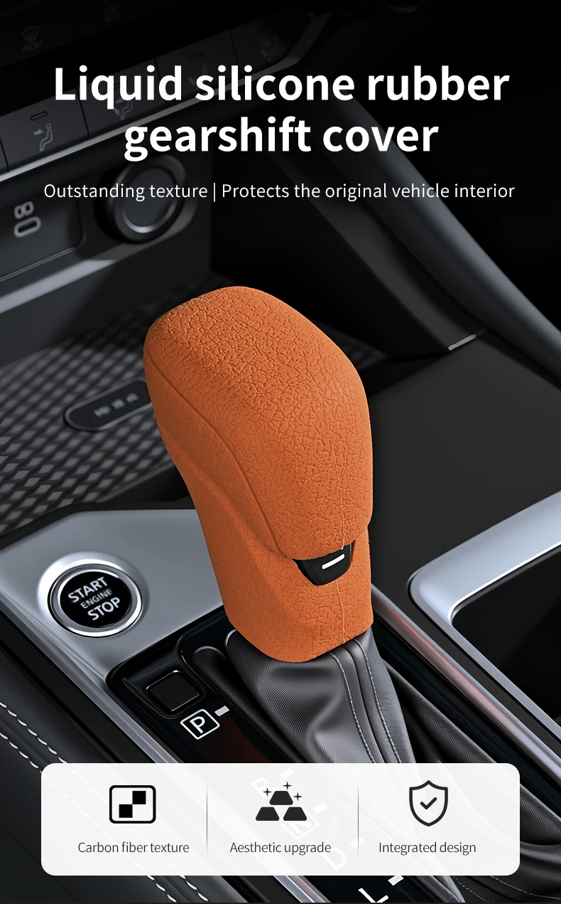 Für Nissan Sentra Altima Patrol Versa Kicks Magnite Frontier JUKE Auto-Schalthebelabdeckungen, rutschfeste Schutzverkleidungen – Detail 1