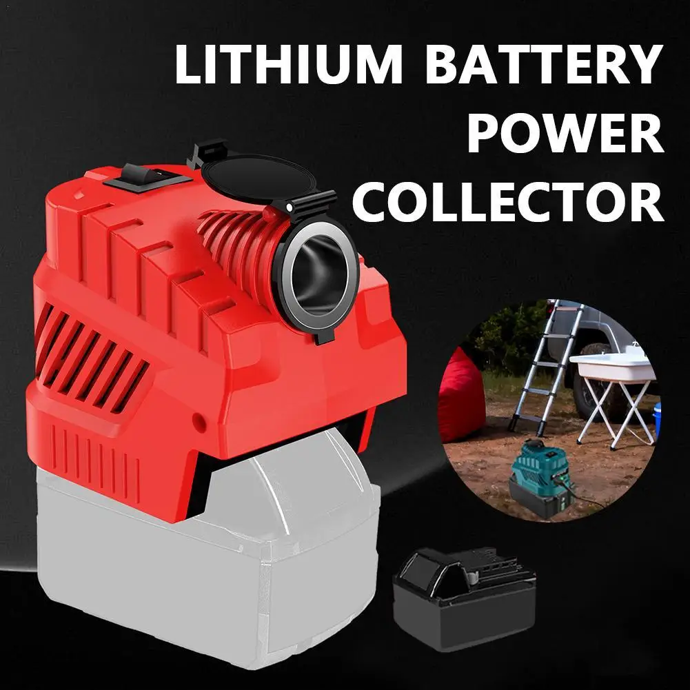 DC 12V Converter Regulator For 18V Li-ion Battery 240W Cigarette Lighter Vehicle Refrigerator Power Supply