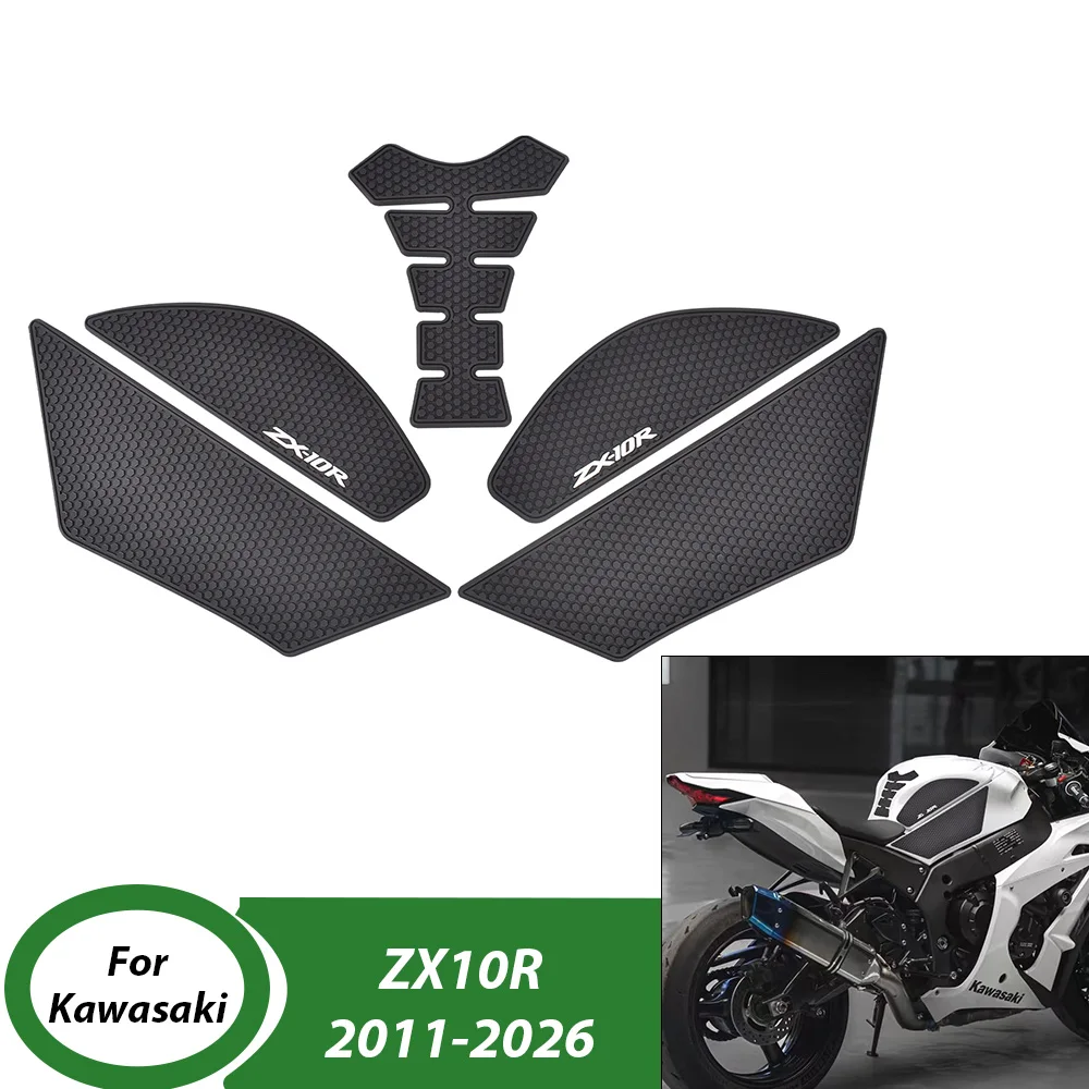

ZX10R ZX-10R Anti Slip Fuel Tank Stickers Gas Cap Oil Protection Pad For Kawasaki ZX10R 2011-2026 ZX-10R Motorcycle Accessories